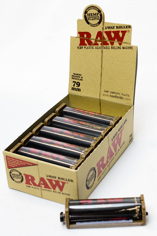 RAW 2-Way Hemp Plastic Roller display - 12 units