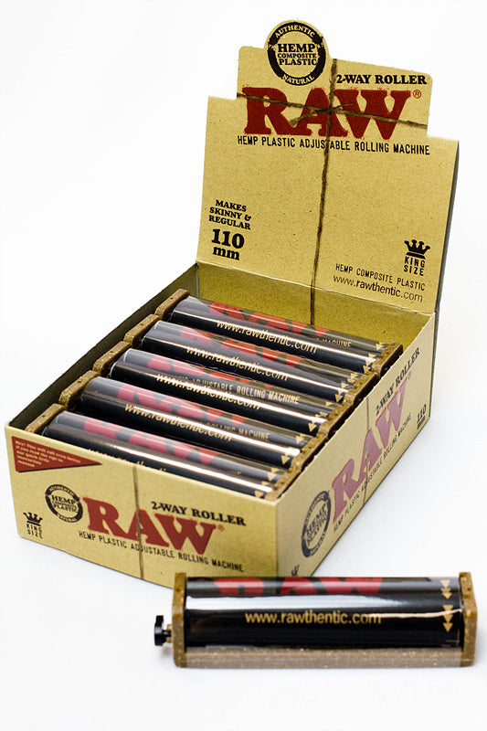 RAW 2-Way Hemp Plastic Roller display - 12 units