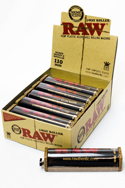 RAW 2-Way Hemp Plastic Roller display - 12 units