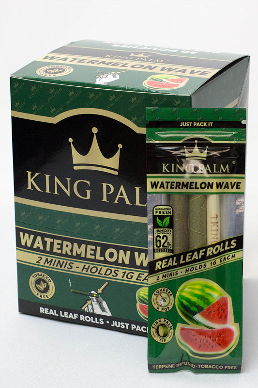 King Palm Hand-Rolled flavor 2 Mini Leaf - 20 packs