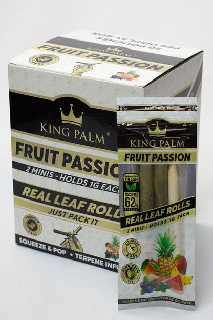 King Palm Hand-Rolled flavor 2 Mini Leaf - 20 packs
