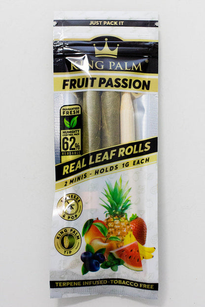King Palm Hand-Rolled flavor 2 Mini Leaf - 20 packs