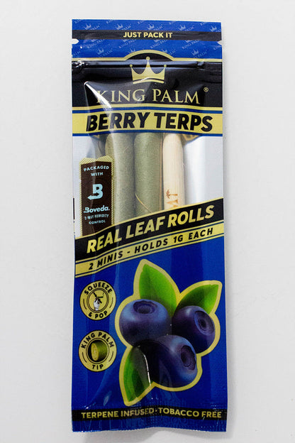 King Palm Hand-Rolled flavor 2 Mini Leaf - 20 packs