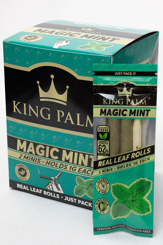 King Palm Hand-Rolled flavor 2 Mini Leaf - 20 packs