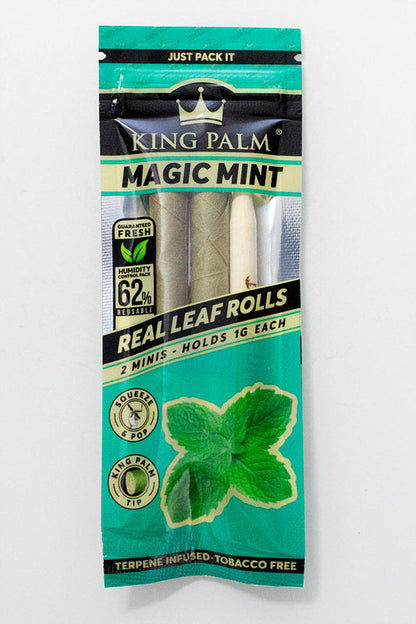King Palm Hand-Rolled flavor 2 Mini Leaf - 20 packs