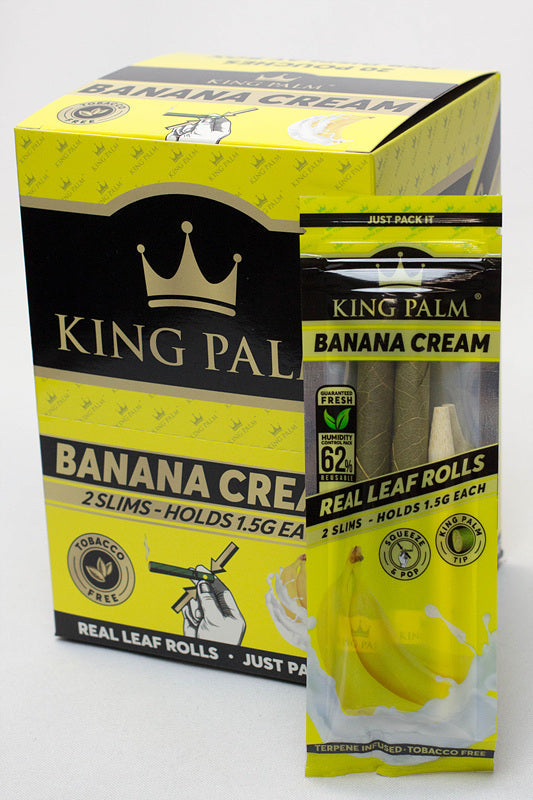 King Palm Hand-Rolled flavor slim Leaf - 20 packs
