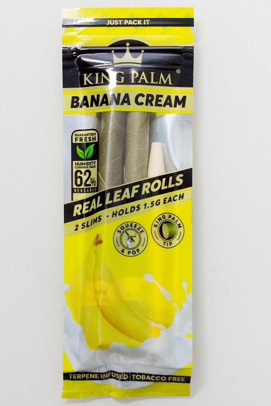King Palm Hand-Rolled flavor slim Leaf - 20 packs