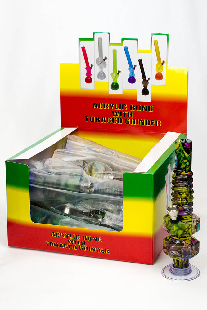 8" acrylic water pipe-MIGY01 - pack of 12