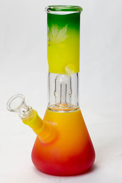 8" dome percolator beaker water bong-Leaf