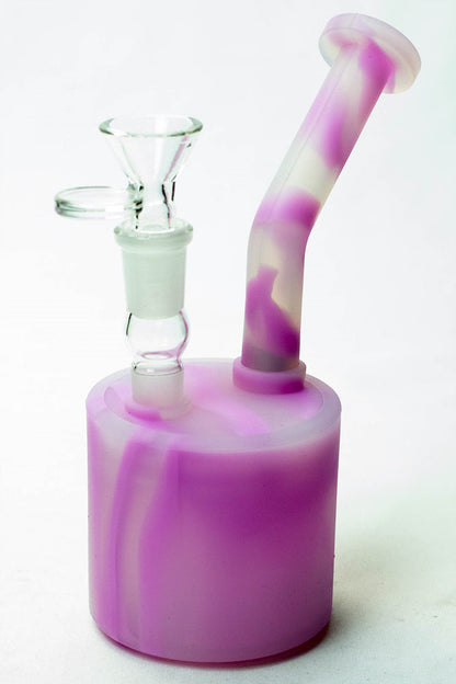 7" Detachable silicone bubbler