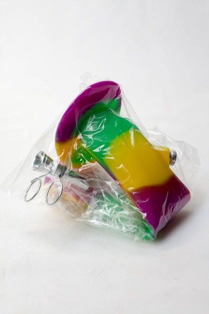 9" Foldable silicone tube portable bong Box of 6