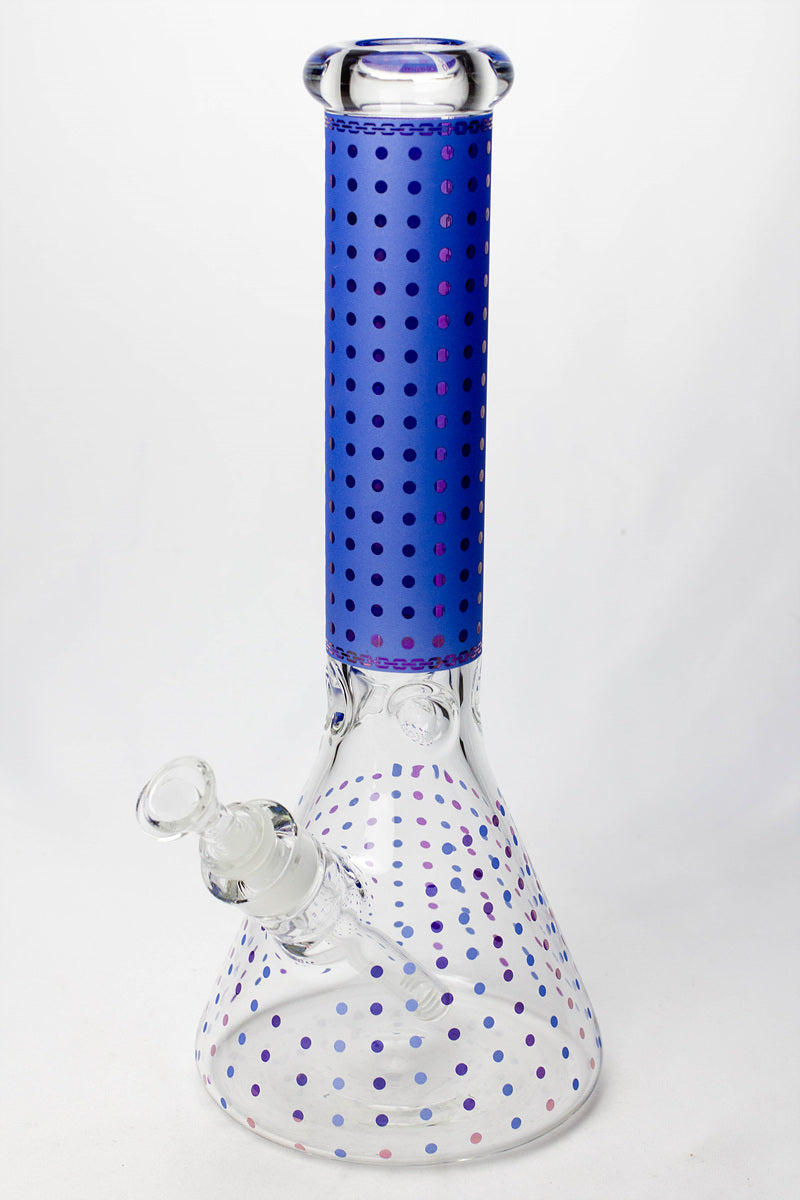 14" Star 7 mm glass water bong