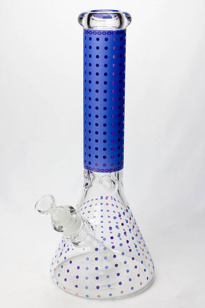 14" Star 7 mm glass water bong