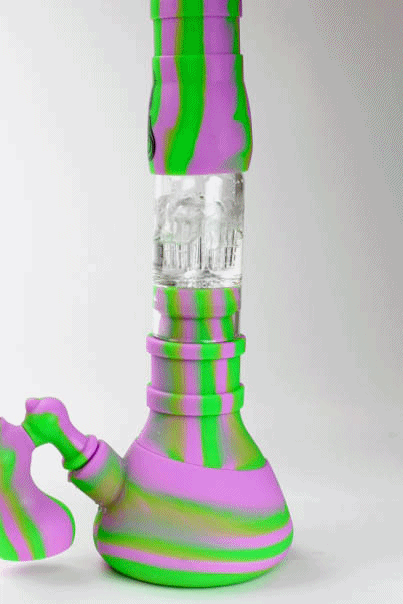 14.5" Genie detachable silicone water bong and bubbler