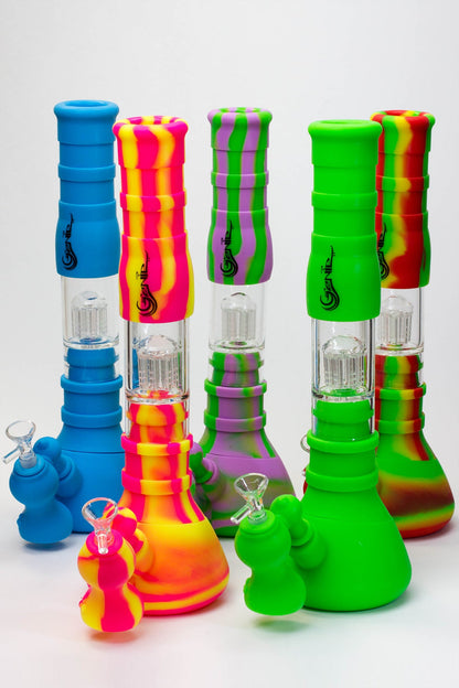 14.5" Genie detachable silicone water bong and bubbler