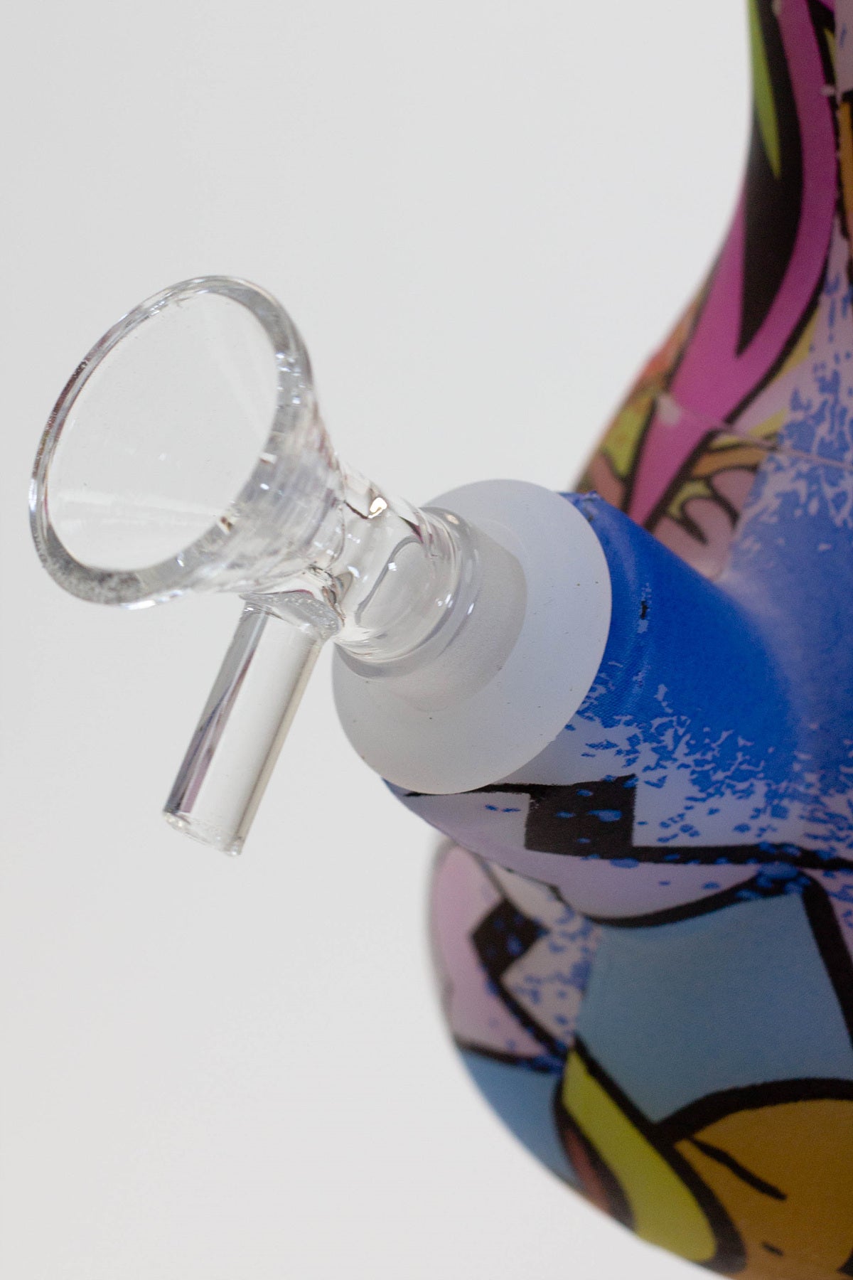 13" Assorted design detachable Silicone water bong