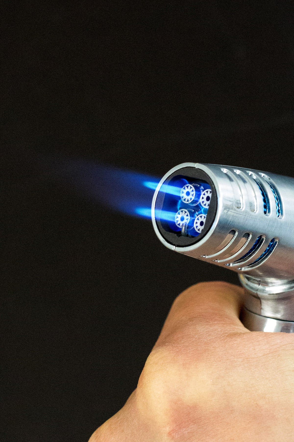 Genie Adjustable Quad jet flame Torch Lighter 393_1