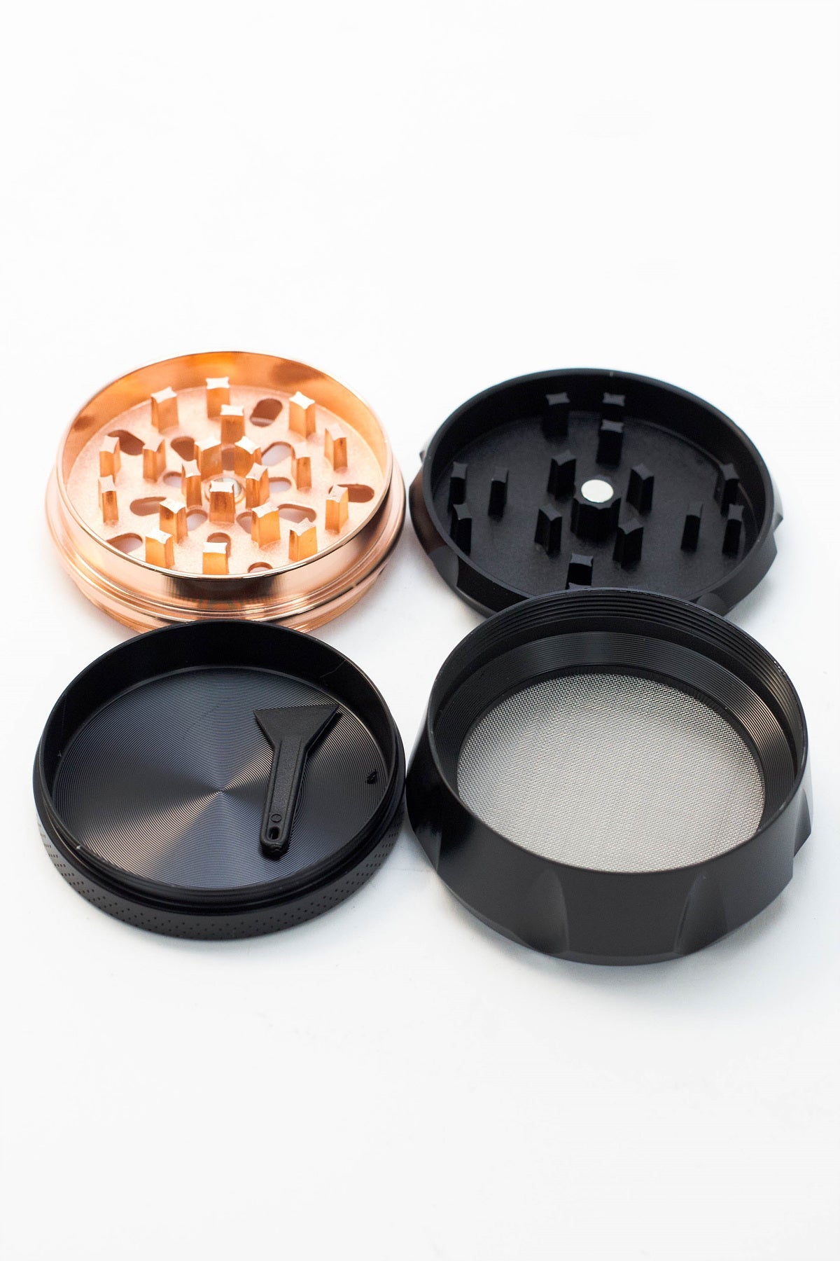 GHOST 4 parts black herb grinder