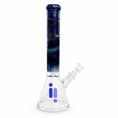 Infyniti | 16" 7mm Branded Glass Beaker Bong with Tornado Perc