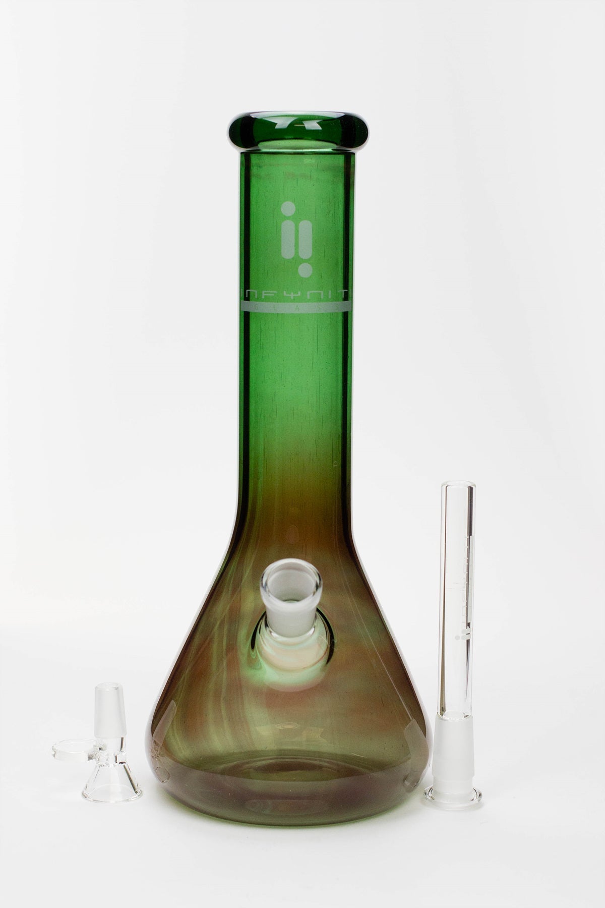 12" Beaker base glass bong