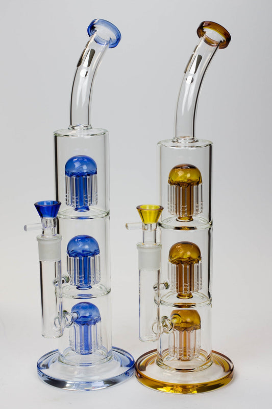 16" Infyniti Triple tree arms percolator glass bong