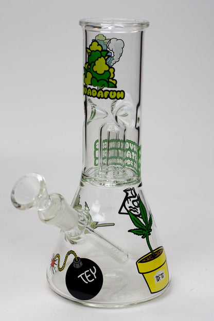 Squadafum Glass Ice bong Percolator Stickers