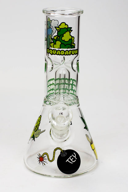 Squadafum Glass Ice bong Percolator Stickers