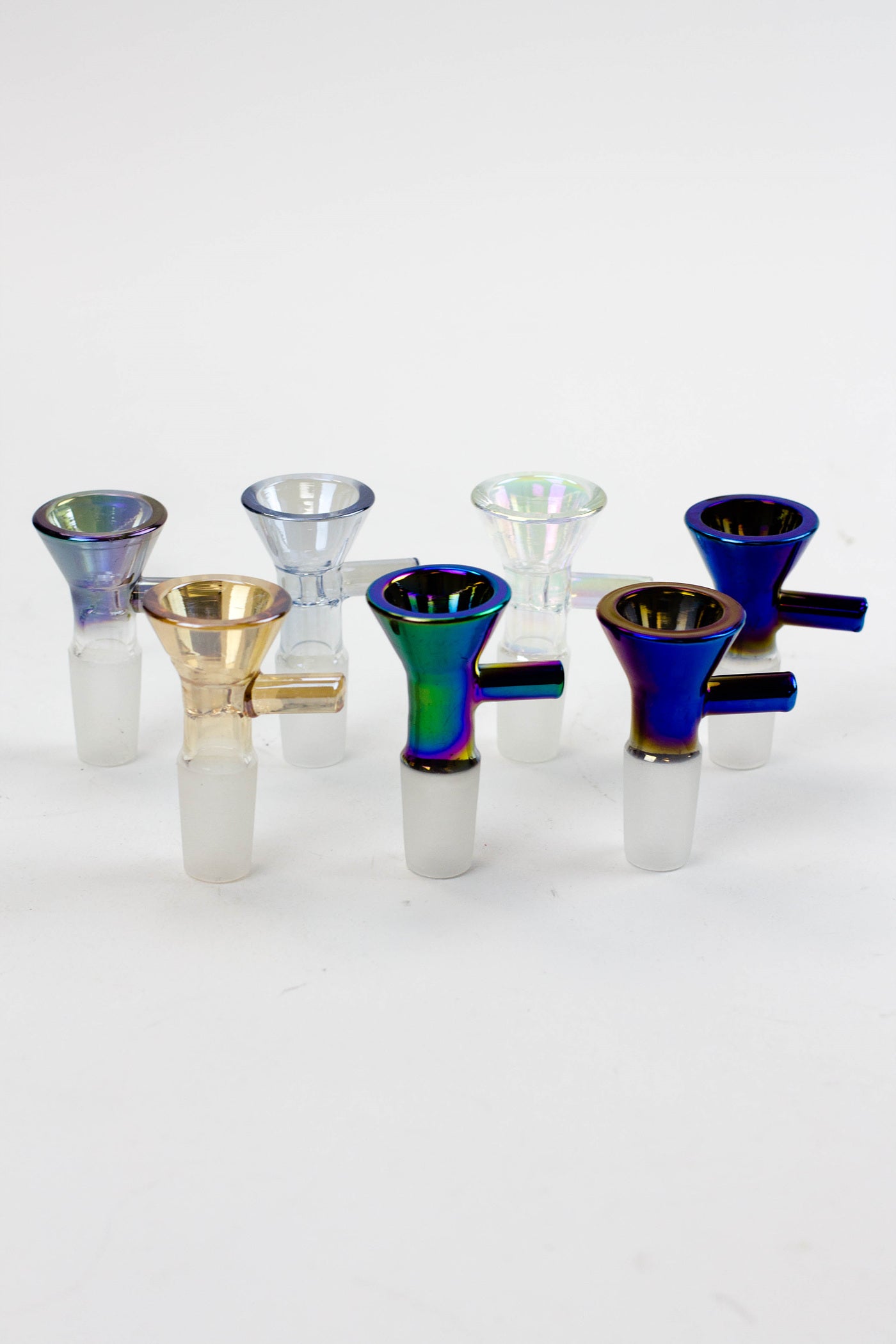 Metallic Color glass bowl for 14 mm Joint