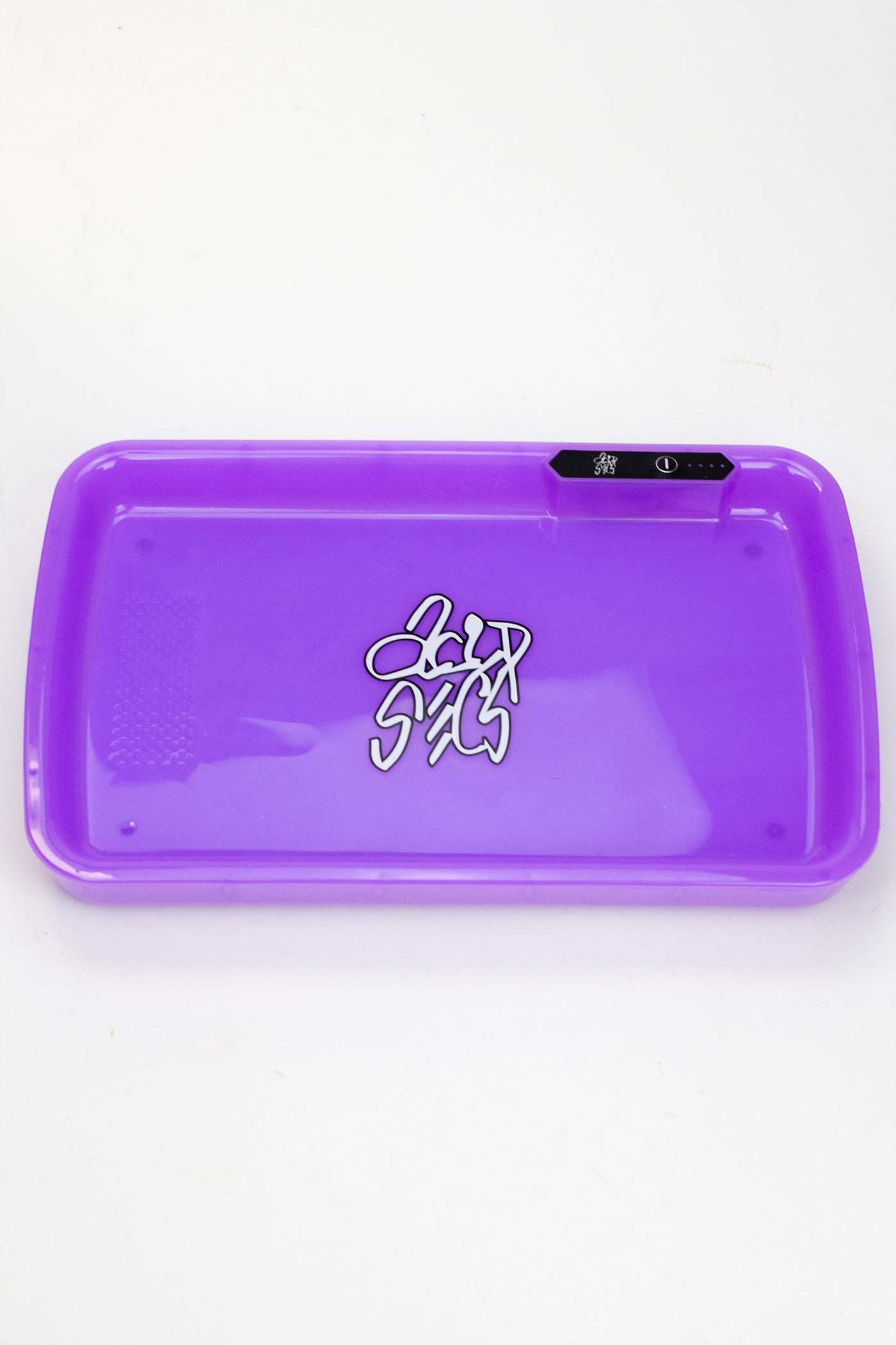 Acid Secs LED Rolling Tray with Grinding Pad