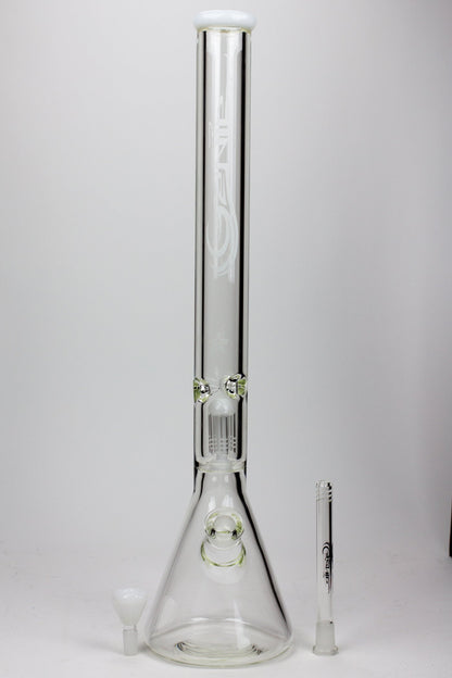 24" Genie 9 mm single percolator glass water bong