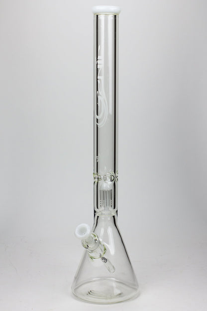 24" Genie 9 mm single percolator glass water bong