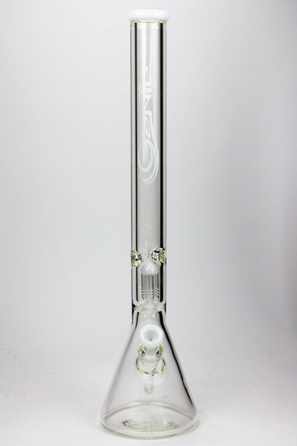 24" Genie 9 mm single percolator glass water bong