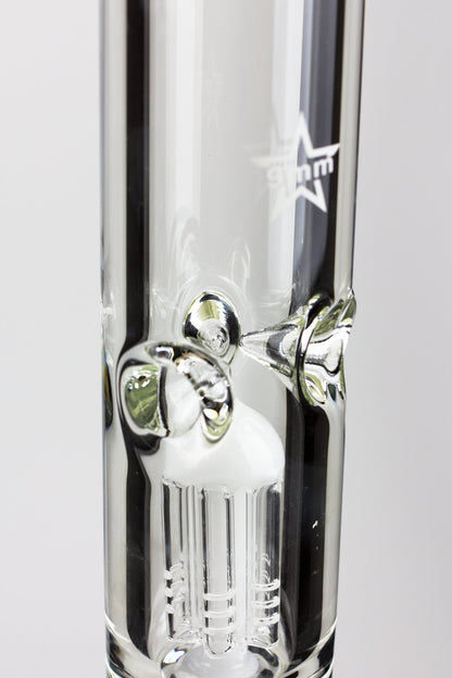 24" Genie 9 mm single percolator glass water bong
