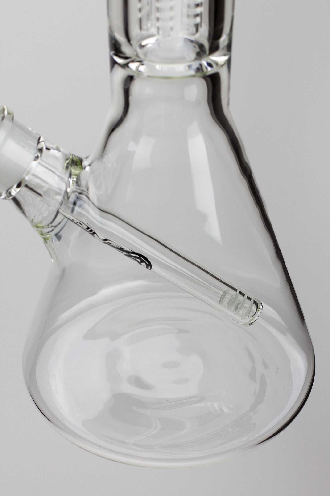 24" Genie 9 mm single percolator glass water bong