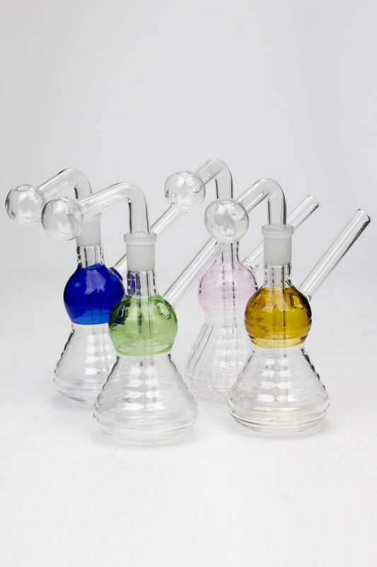 6.5" Oil burner tube water pipe with carb hole