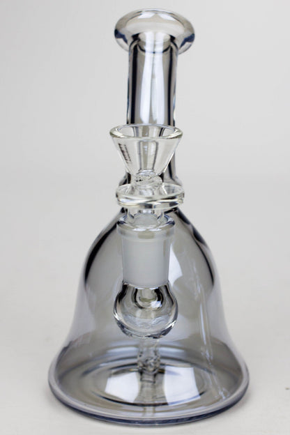 6" fixed 3 hole diffuser bell Metallic tinted bubbler