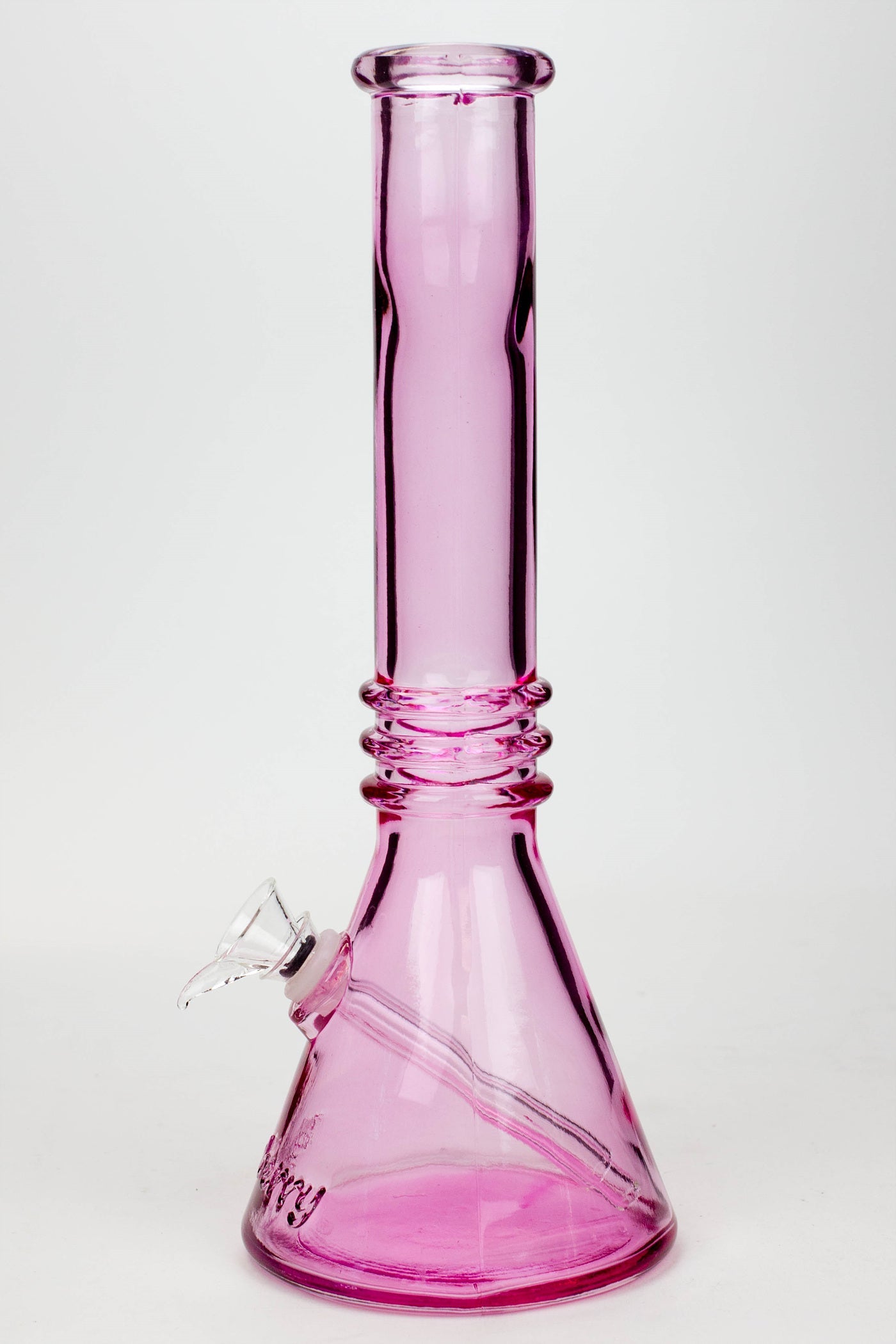 12" Blueberry colored soft glass water bong