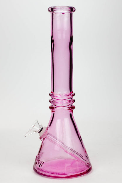 12" Blueberry colored soft glass water bong