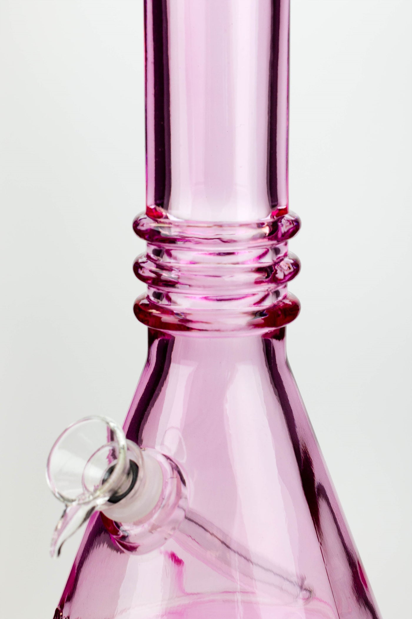 12" Blueberry colored soft glass water bong