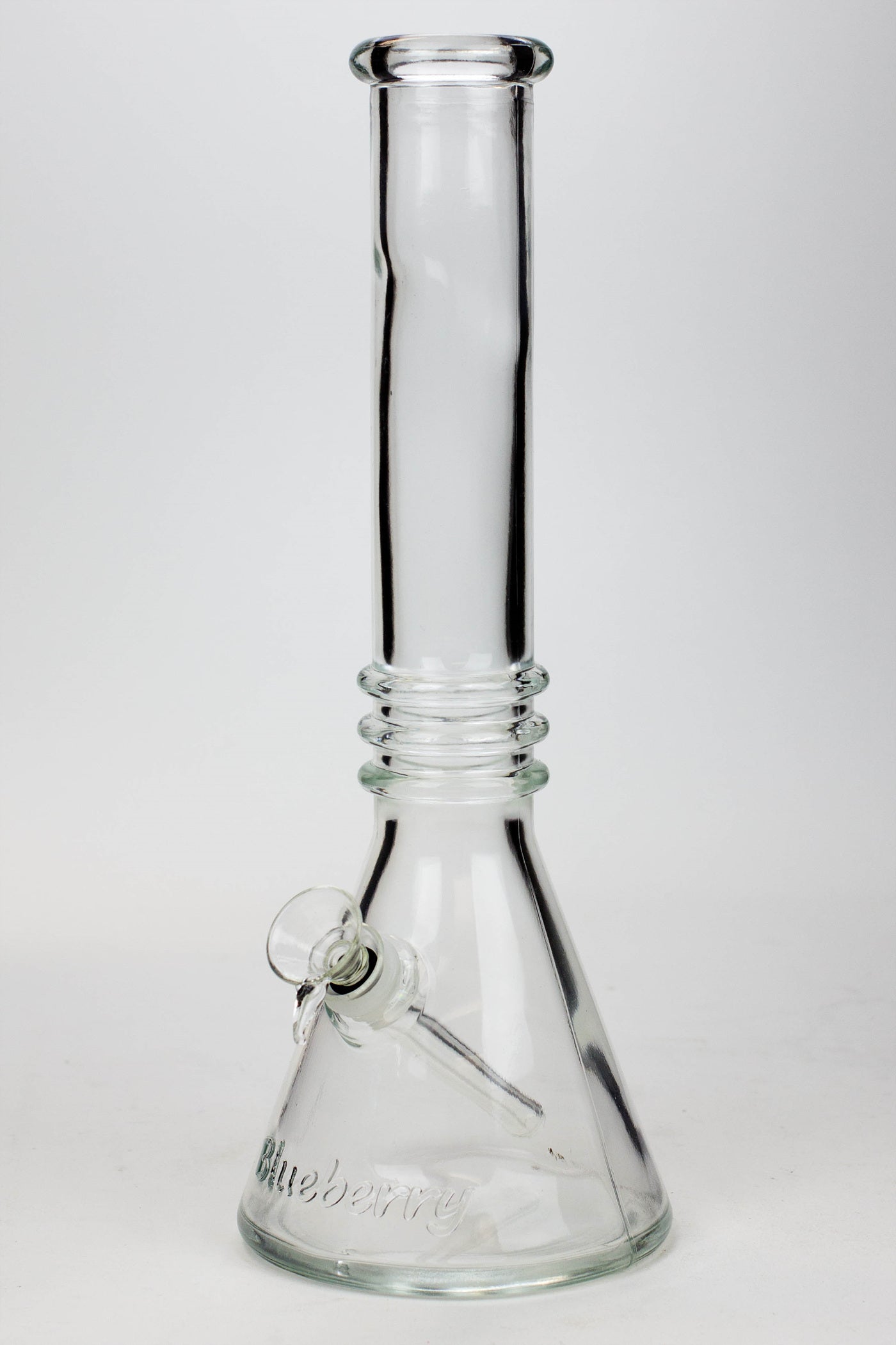 12" Blueberry colored soft glass water bong