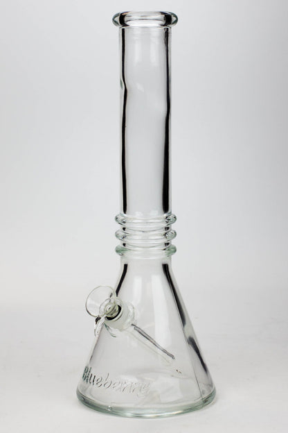 12" Blueberry colored soft glass water bong