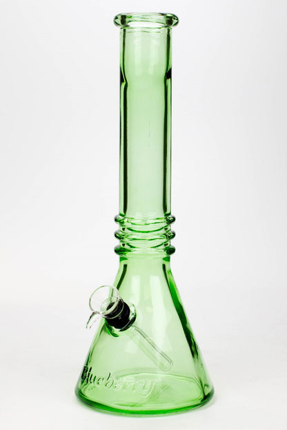 12" Blueberry colored soft glass water bong