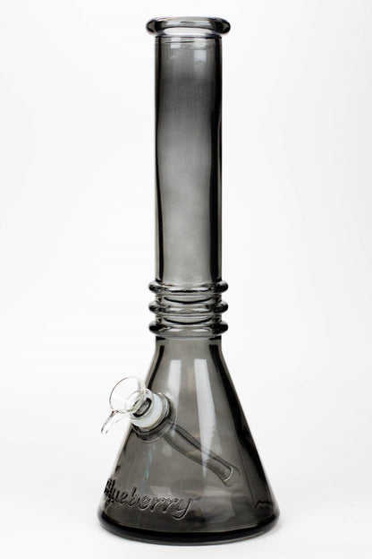 12" Blueberry colored soft glass water bong