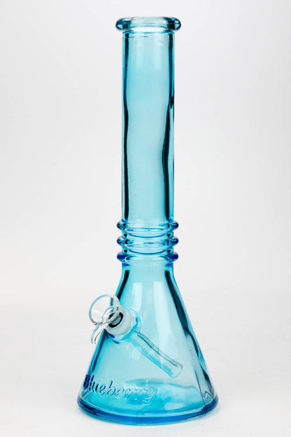 12" Blueberry colored soft glass water bong