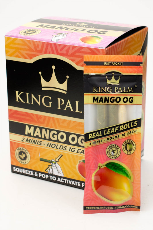 King Palm Hand-Rolled flavor 2 Mini Leaf - 20 packs