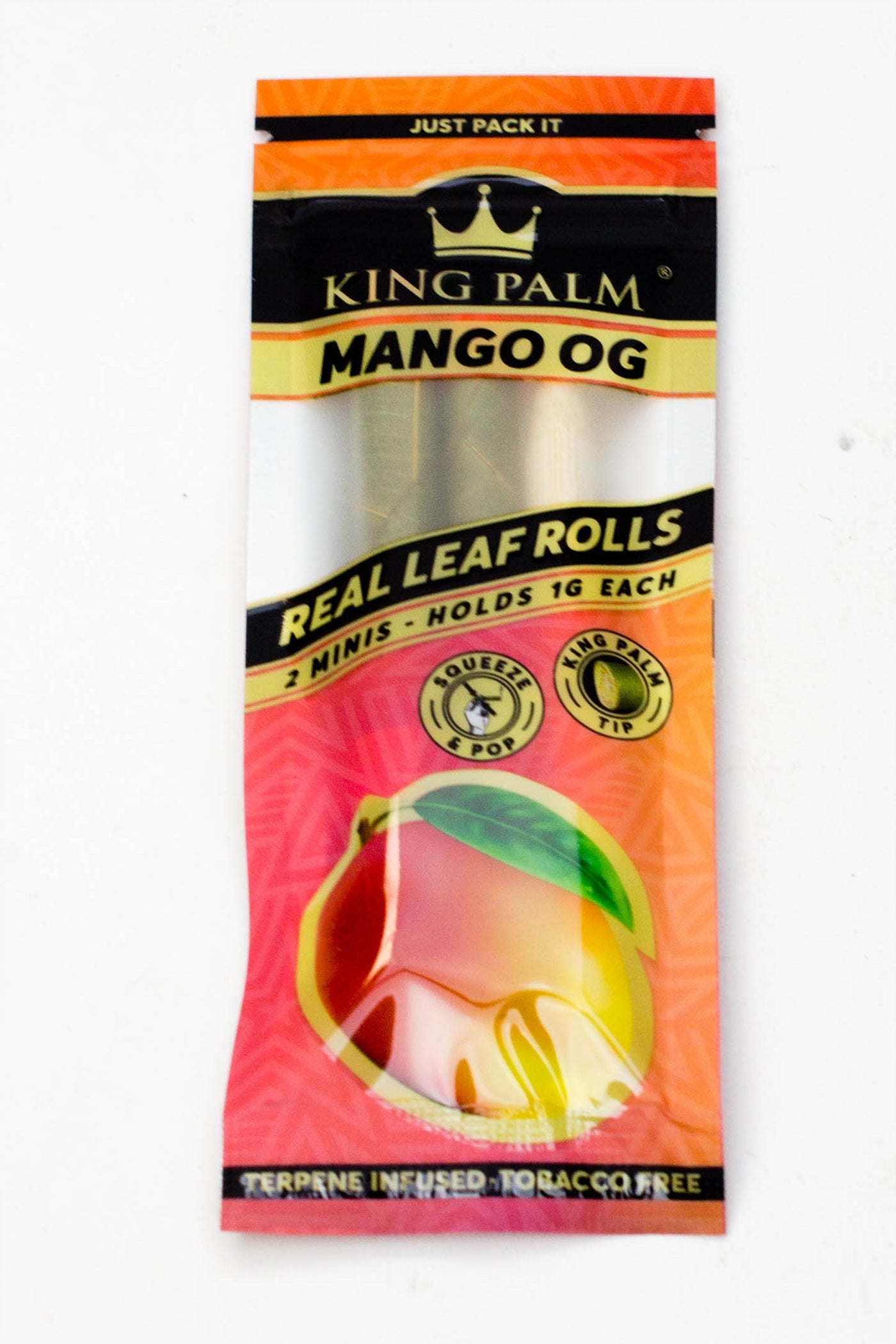 King Palm Hand-Rolled flavor 2 Mini Leaf - 20 packs
