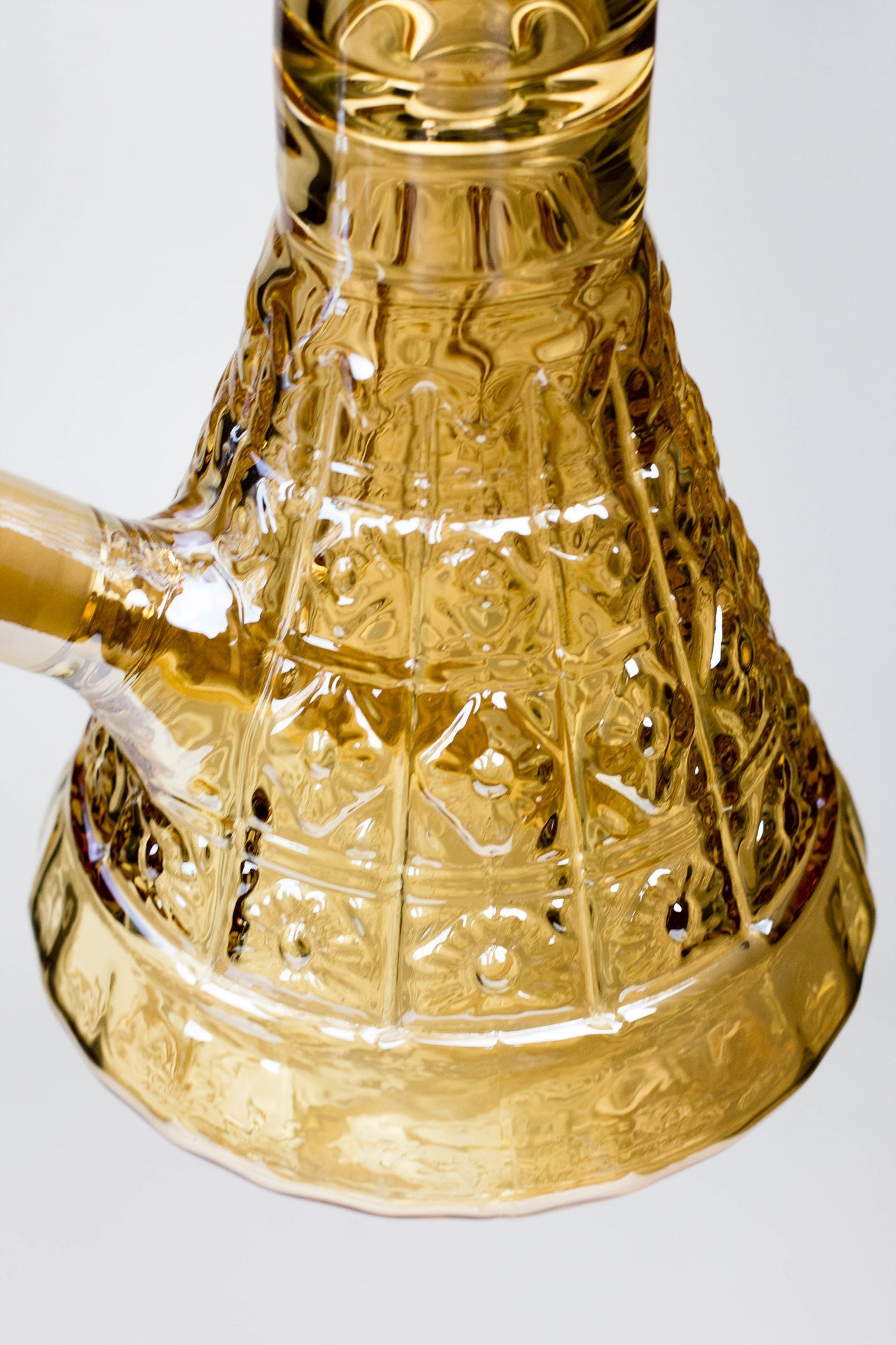 14" Infyniti embossed diamond beaker 7 mm glass bong