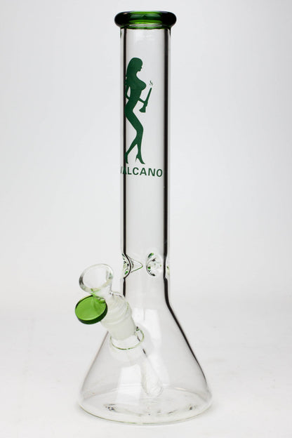 11.5" Valcano beaker glass water bong