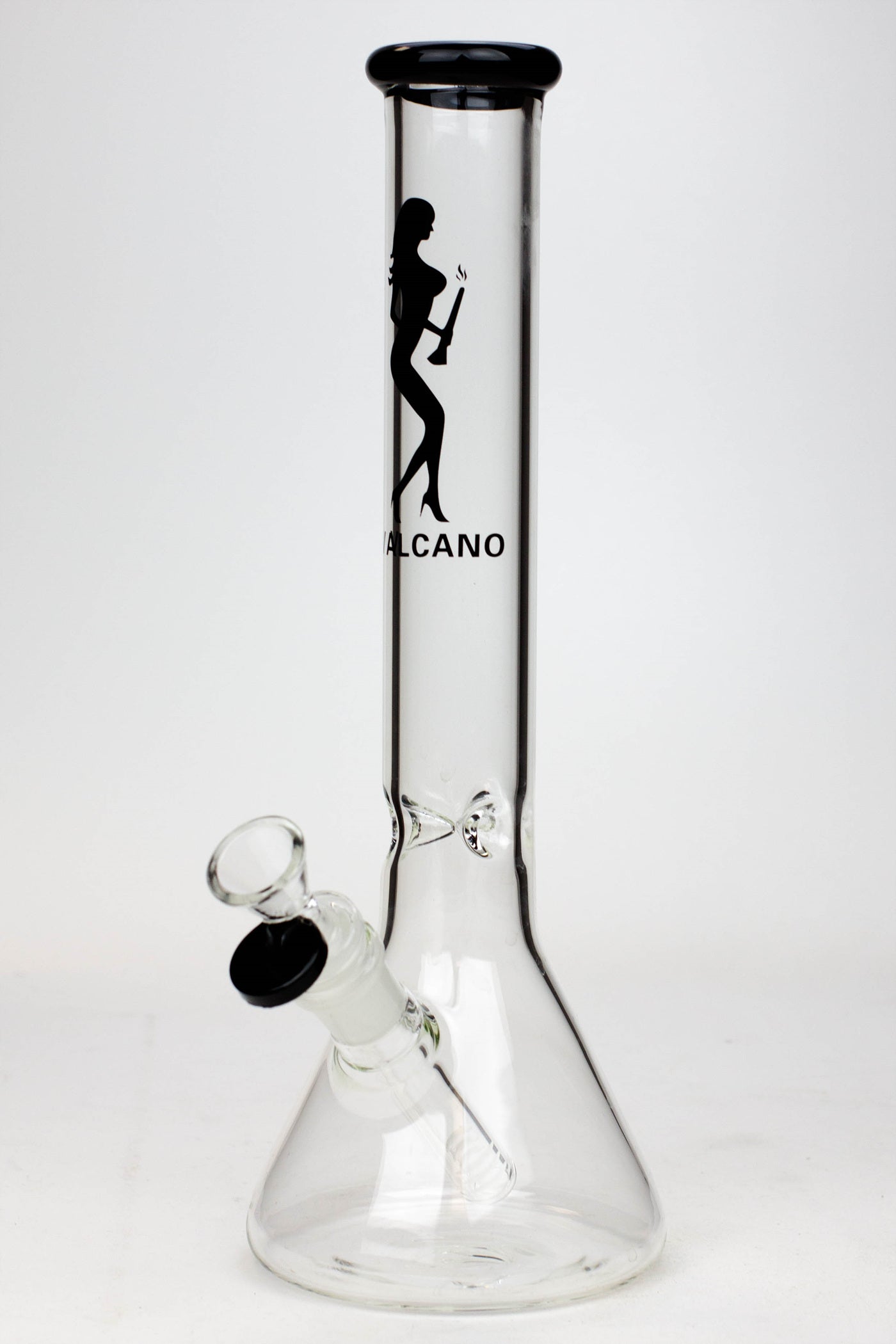 11.5" Valcano beaker glass water bong