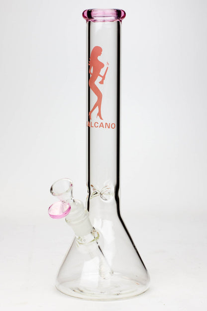 11.5" Valcano beaker glass water bong